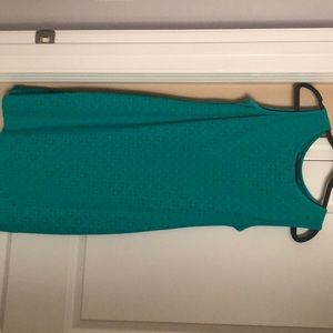 Green eyelet dress